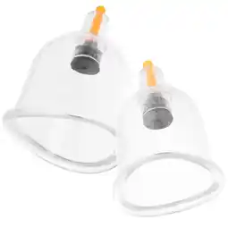 Walmart 2 Pcs Special Shaped Cupping Device Beauty Tool Portable Cupping Cups Cupping Accessory Vacuum Cups offer