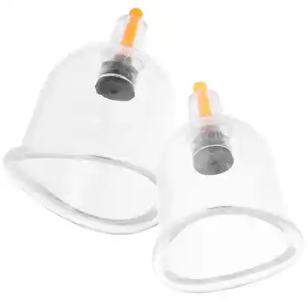 Walmart 2 Pcs Special Shaped Cupping Device Beauty Tool Portable Cupping Cups Cupping Accessory Vacuum Cups offer