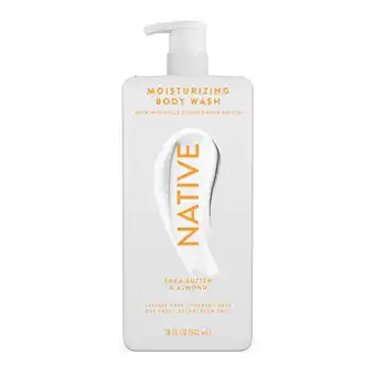 Walmart Native Shea Butter & Almond Moisturizing Body Wash 18 oz offer