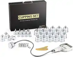 Walmart GYENNO Cupping Set includes 32 Cups, Professional Cupping Kit with Magnetics and Manual Pump offer