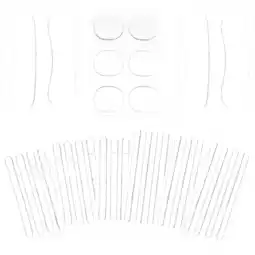 Walmart unbranded 9 Pcs Wedge Transparent Heel Patch Ankle Foam Comfortable Liners Women's Miss offer