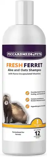 Walmart Piccardmeds4pets Aloe and Oats Shampoo Fresh Ferret 12 oz offer