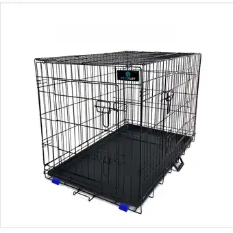 Walmart PETS TUFF Great Crates for Dogs and Pets, 36 Two-Door, Folds Flat, Wheels offer