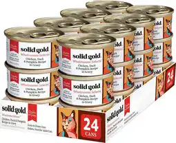 Walmart Solid Gold Wholesome Selects Wet Cat Food, Chicken & Pumpkin, 24 cans offer