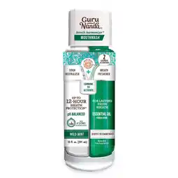 Walmart GuruNanda Dual Barrel Breath Harmonizer Mouthwash - Fresh Breath - Alcohol & Fluoride Free - 20oz offer