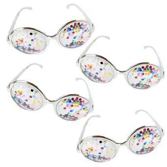 Walmart Packed Party Party Shades Glitter Glasses 4-Pack offer