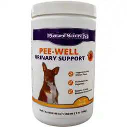 Walmart PiccardNaturePets Pee-Well Urinary Bladder Support for Dogs 60ct offer