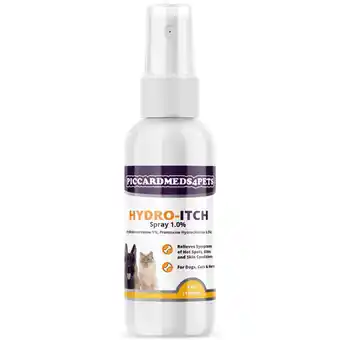 Walmart Piccardmeds4pets Hydro-Itch Spray 1.0 % for Dogs Cats & Horses 4oz offer