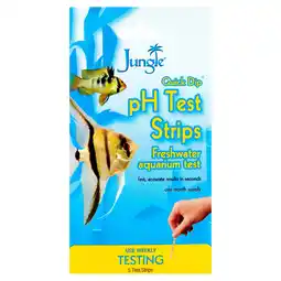 Walmart Jungle Quick Dip pH Freshwater Aquarium Test Strips, 5 Count offer