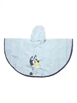 Walmart Bluey Kids Rain Poncho, Blue offer
