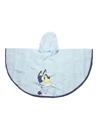 Walmart Bluey Kids Rain Poncho, Blue offer