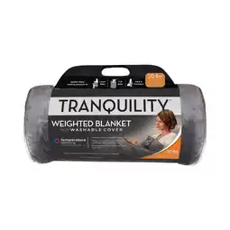 Walmart Tranquility Brand Temperature Balancing Weighted Blanket with Washable Cover, 20 lbs offer