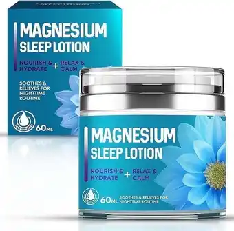Walmart Magnesium Lotion for Sleep, Magnesium Lotion for Kids and Adults, 60ML offer