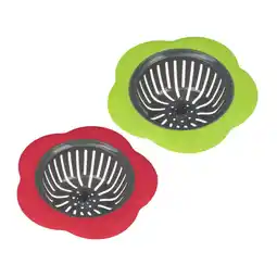 Walmart 2pcs Kitchen Sink Strainer, Silicone Sink Stopper Drain SieveHair Catcher D3C7 offer