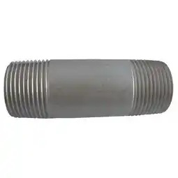 Walmart 3/8 MNPT x 1-1/2 TBE Stainless Steel Pipe Nipple Sch 80(E6BNC02) offer