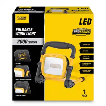 Walmart Feit Electric Pro Series LED 24W Plug-in Foldable Work Light 5000K Daylight Brightness 2000 Lumen offer