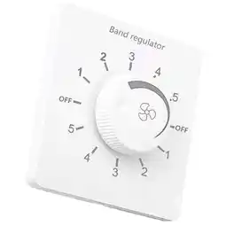 Walmart XISAOK Speed Controller Modern Wall Panel Switches 86 Type Speed Adjuster for Fan offer