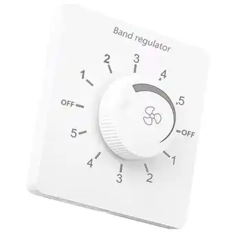 Walmart XISAOK Speed Controller Modern Wall Panel Switches 86 Type Speed Adjuster for Fan offer