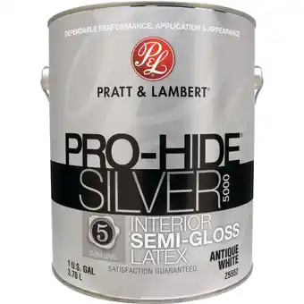 Walmart PRO-HIDE SILVER 5000 Int S/G Antq Wht Paint 028.0073007.007 offer