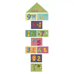 Walmart Dengmore Jump House Game Hopscotch Floor Stickers Children's Room Decoration Wall Sticker offer