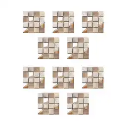 Walmart Big Savings! Anckoeil Home Decoration 10PCS Crystal Tile Stickers Diy Self-Adhesive Wall Stickers offer
