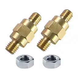 Walmart Milue Battery Terminal Bolt 3/8-16 Brass Side Post Battery Terminal Stud Bolts offer