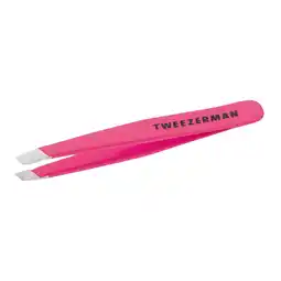 Walmart Tweezerman Neon Pink Mini Stainless Steel Slant Tweezer offer