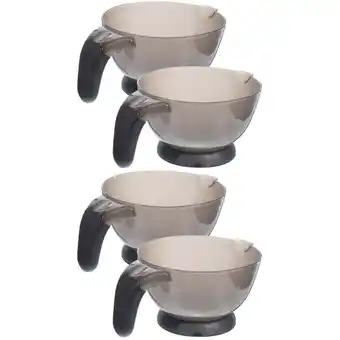 Walmart Raindrops 4 pcs Hair Dye Bowls Color Mixing Bowl Hair Dye Mixing Bowl with Handle for Hair Salon offer