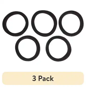 Walmart (3 pack) Hairitage Microfiber Hair Ties Black, 5 PC offer