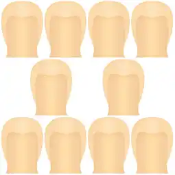 Walmart 10 Pcs Makeup Cap Wigs Costumes Skin Black Halloween Masquerade Woman Child offer
