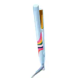 Walmart Packed Party 1 Plastic & Aluminum Flat Iron Hair Straightener, Blue offer