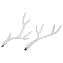 Walmart Raindrops 8 Pairs of Fake Antler Christmas Decor Antler Headdress DIY Accessory (White) offer