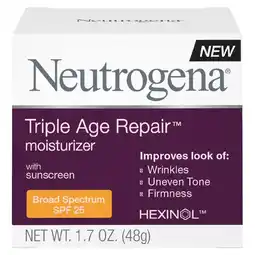 Walgreens Triple Age Repair Moisturizer, SPF 25 offer
