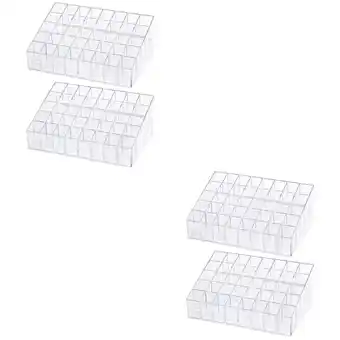 Walmart 2 PCS Lipstick Display Stand Countertop Holders Gloss Cabinet White offer