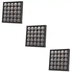 Walmart Raindrops 3pcs Plastic Nail Gems Storage Cases Multipurpose Nail Tools Holders (25 Grids) offer