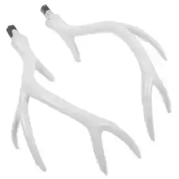 Walmart Raindrops 6 Pairs of Fake Antler Christmas Decor Antler Headdress DIY Accessory (White) offer
