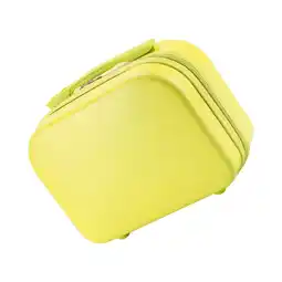 Walmart Yellow Cosmetic Case Mini Travel Makeup Case Abs Material Handheld Makeup Bag offer