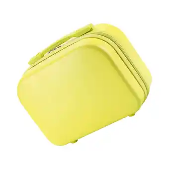 Walmart Yellow Cosmetic Case Mini Travel Makeup Case Abs Material Handheld Makeup Bag offer