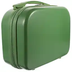 Walmart Make up Case Professional Makeup Bag Mini Cosmetic Luggage Hard Shell Toddler Travel Green offer