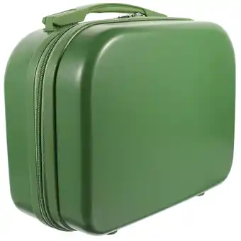 Walmart Make up Case Professional Makeup Bag Mini Cosmetic Luggage Hard Shell Toddler Travel Green offer