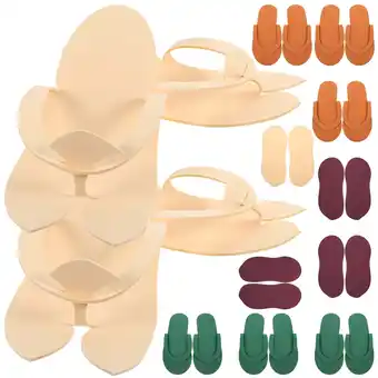 Walmart Raindrops 36 Pairs of Disposable Slippers Pedicure Slippers Anti- -flops (Random Style) offer