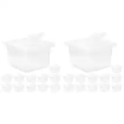 Walmart Raindrops 24 Pcs Clear Crickets Keeper Transparent Snake Cage Household Reptile Box Reptile Supply offer