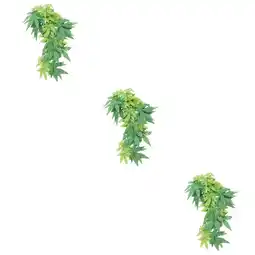 Walmart Set of 3 Artificial Aquatic Plants Aquarium Decoration offer