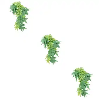 Walmart Set of 3 Artificial Aquatic Plants Aquarium Decoration offer
