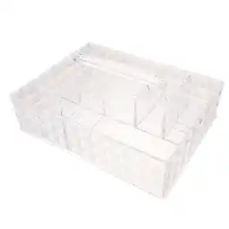 Walmart 2 Pieces Desktop Storage Case Lip Gloss Makeup Organizer with Drawer Cabinet Office offer