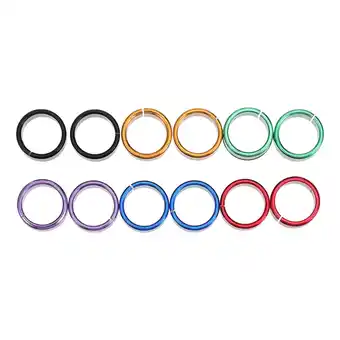 Walmart Raindrops 24 Pcs Metal Poultry Foot Rings Pigeon Leg Bands Birds Chicken Clip on Rings offer