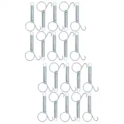 Walmart 20 Pcs Multi-purpose Pet Cage Door Fixing Hook Pigeon Cage Door Spring Hook offer