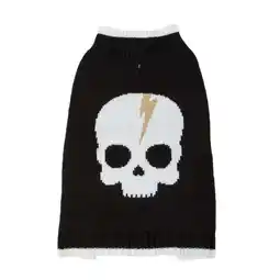Walmart Vibrant Life Halloween Dog Clothes, Skull Halloween Sweater, for Dogs or Cats, Size XXS offer