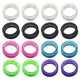 Walmart 16 Pcs Scissors Silicone Ring Curved Shears Dog Grooming Barber Clippers The offer