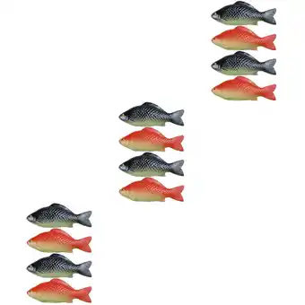 Walmart Raindrops 12 Pcs Imitated Fish Ornament Fake Fish Toy Creative Children Toy Home Decoration offer